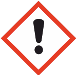GHS07: exclamation mark
