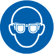Wear eye protection